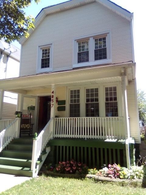 Front Entrance of 2-Flat - 4857 N Kilpatrick Ave