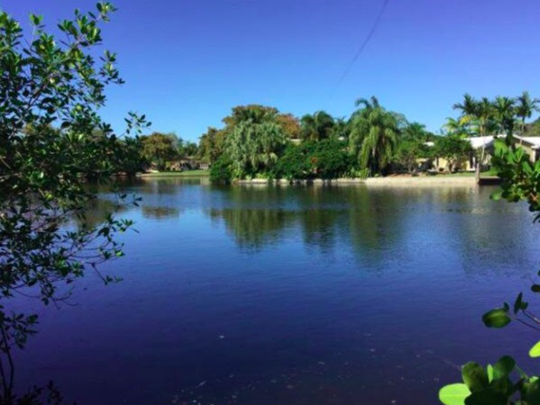 Middle River desde el patio ¿Desea N - 877 NE 18th Ct