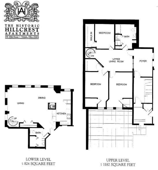 Historic Hillcrest Apartments Rentals Toledo, OH