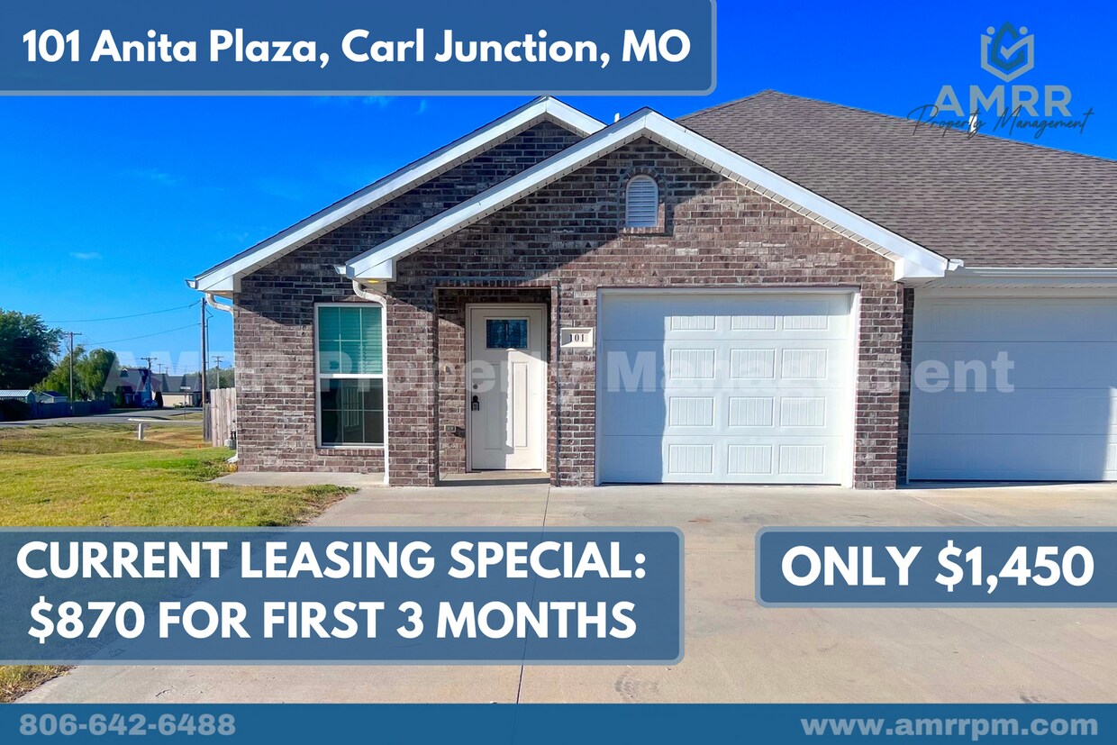 Primary Photo - 3 Bedroom Townhome In Carl Junction!