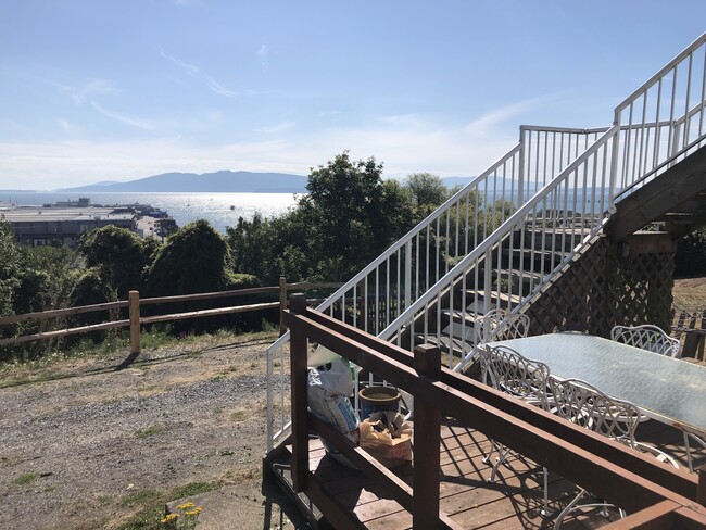 View from deck of the lower unit. Stairs lead to upper unit that is rented out separately - 2809 Eldridge Avenue