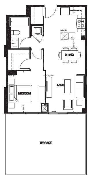 1BR/1BA - Market Wharf