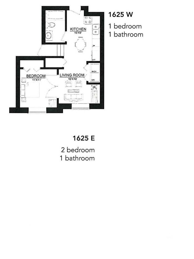 Floorplan - 1615-1625 W Columbia Ave