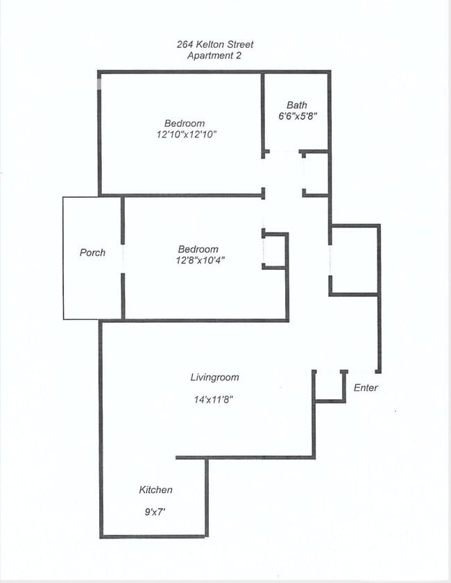 Photo - 264 Kelton St Apartment