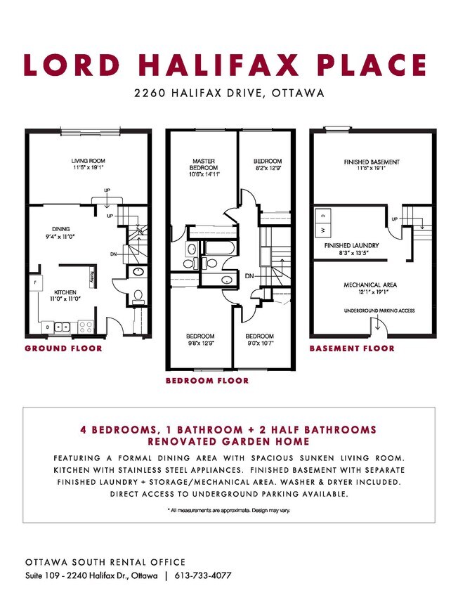 Floorplan - Lord Halifax Place Garden Homes
