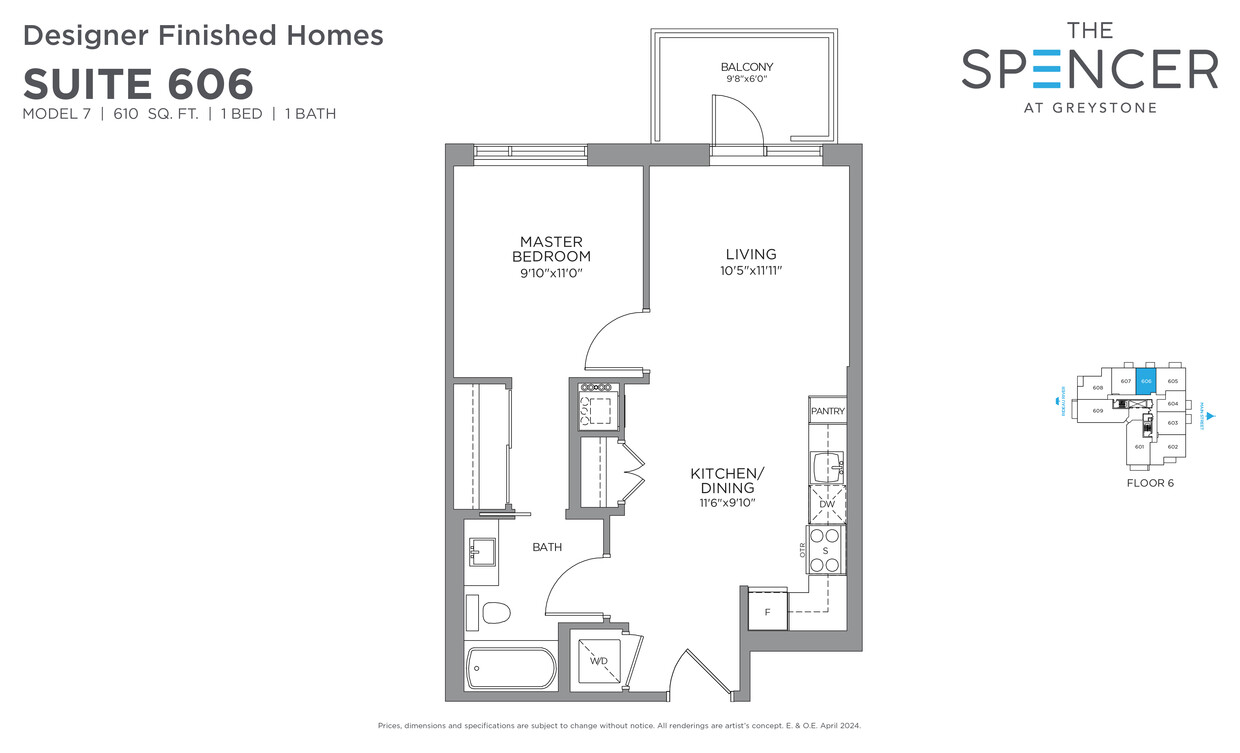 Photo principale - Suite 606 - The Spencer At Greystone