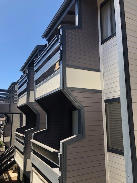 Individual balconies. - 45 Stenner Street