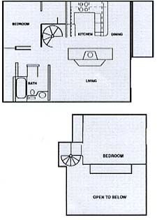 Plano de planta - Albion Court Apartments