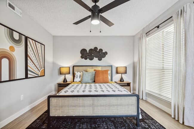 2BR, 1BA - 787SF - Bedroom - Villa Siena