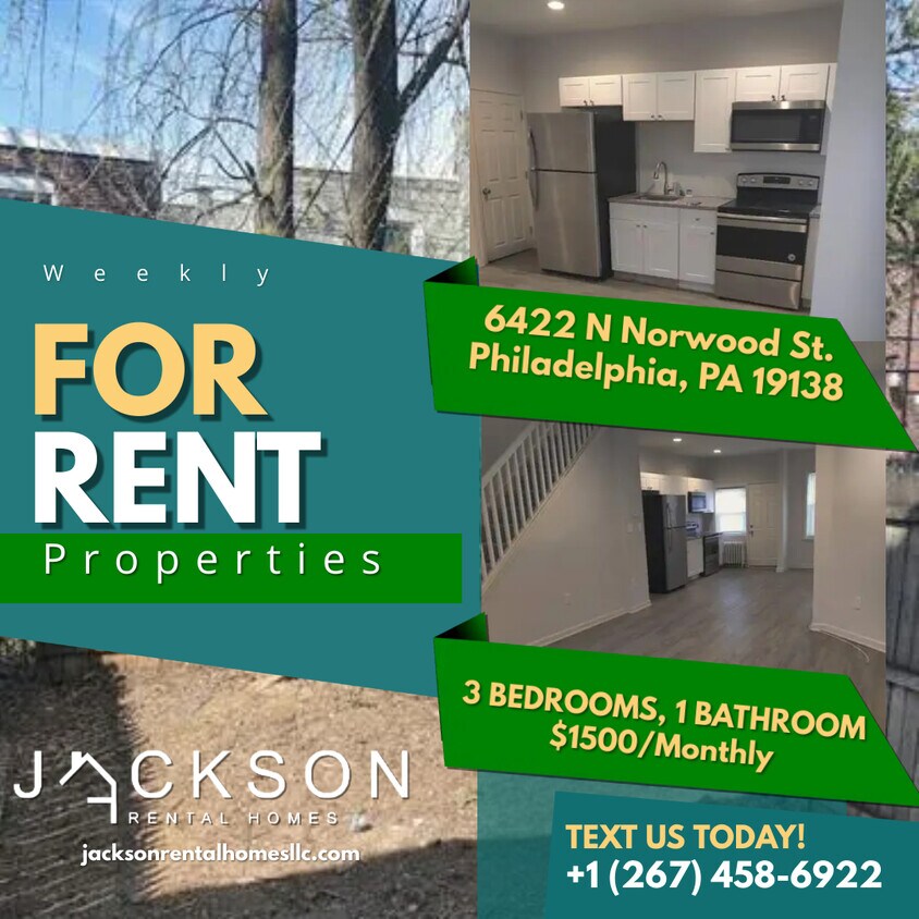 6422 N Norwood St, Philadelphia, PA 19138 House Rental in