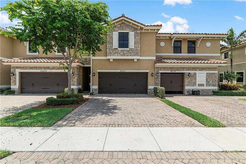 8431 Lakeview Trl, Parkland, FL 33076 Townhome Rentals in Parkland FL