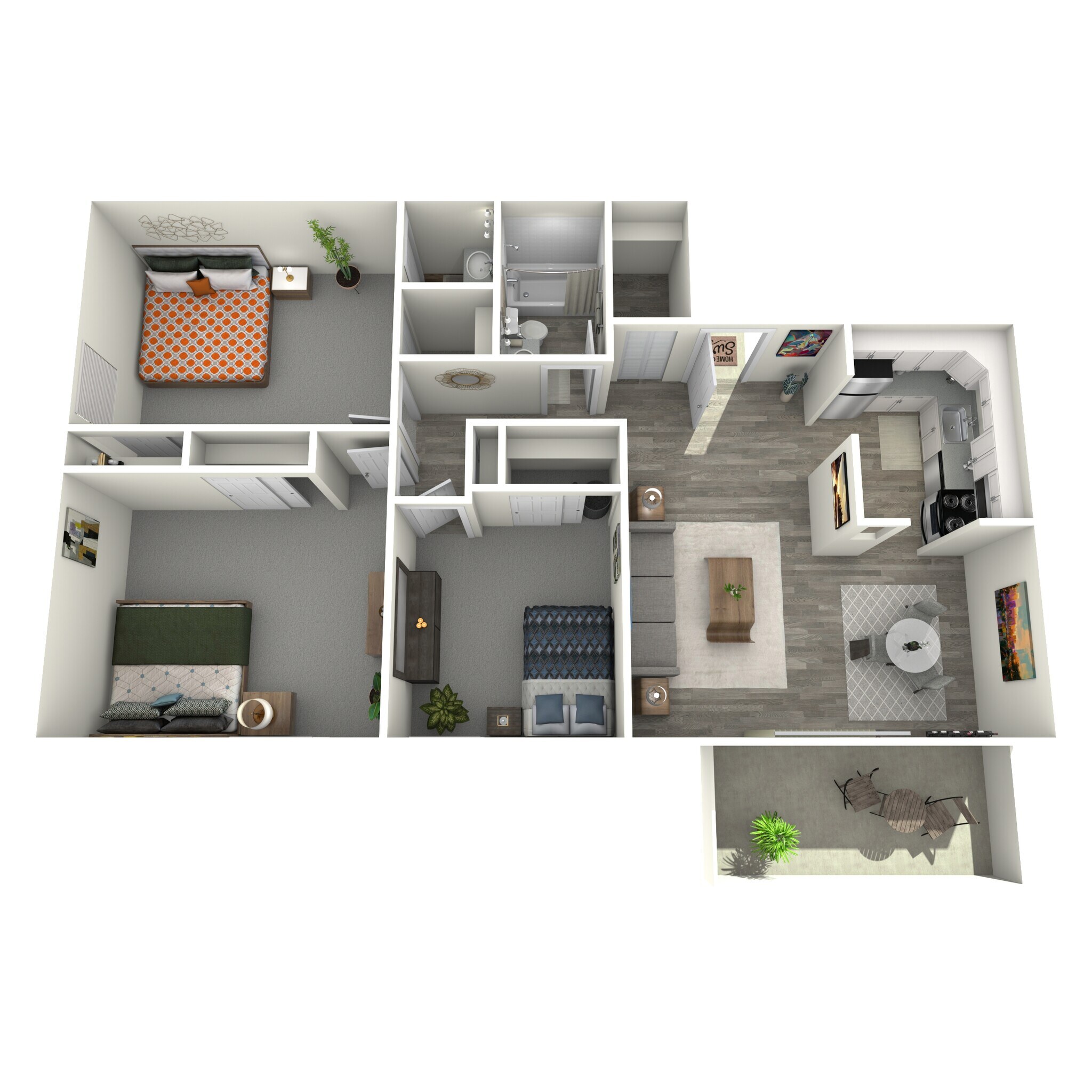 6900 Lofts – Three Bed 1.5 Bath