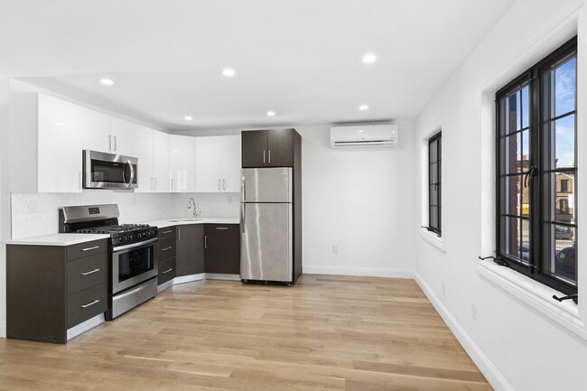 Kitchen and living room - 602 Lexington Ave