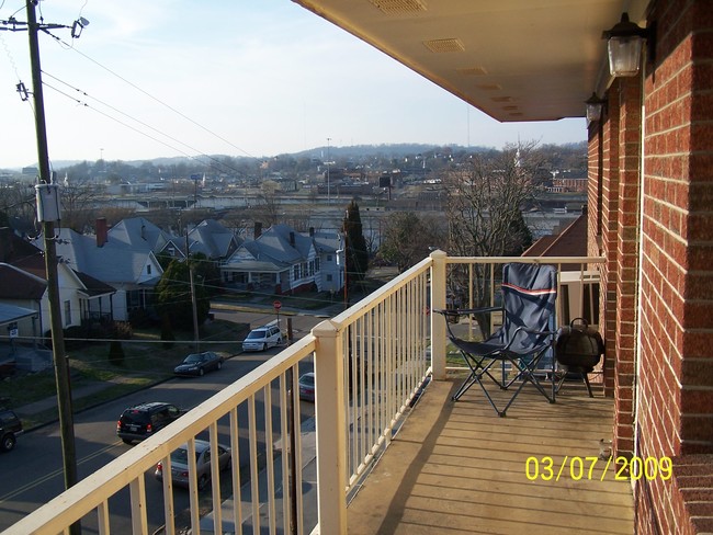 view from entrance porch - 1543 Highland Ave