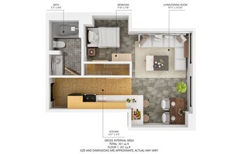 Interior Photo - Des Moines Building