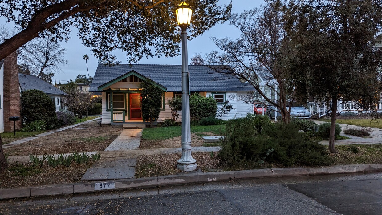 Front of the house - 677 S Oak Knoll Ave