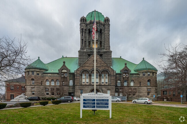 The crown jewel of Taunton Center is the Bristol County Superior Court building.