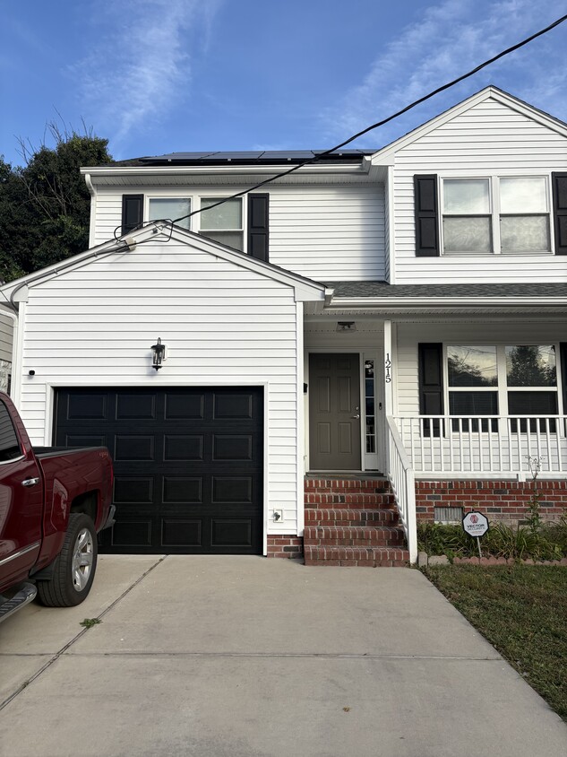 Solar panels and brand new garage installed with garage opener. - 1215 Commerce Ave