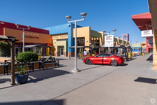 The Outlet Shoppes at El Paso are a popular destination for holiday shoppers.