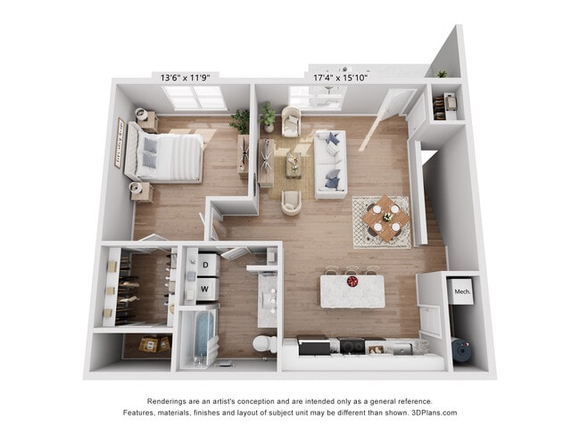 1-Bedroom - Trailside