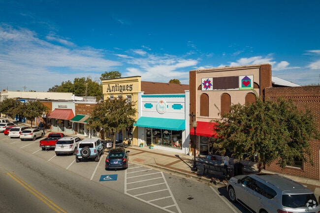Locally owned shops are frequent in downtown Ringgold.