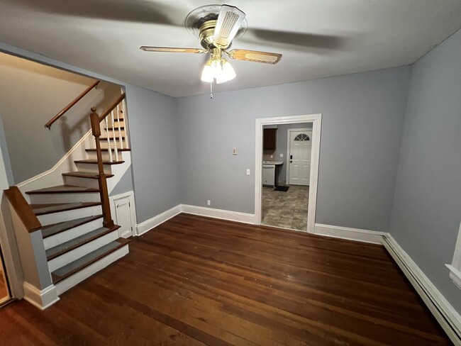 Living room from front windows - 701 High St