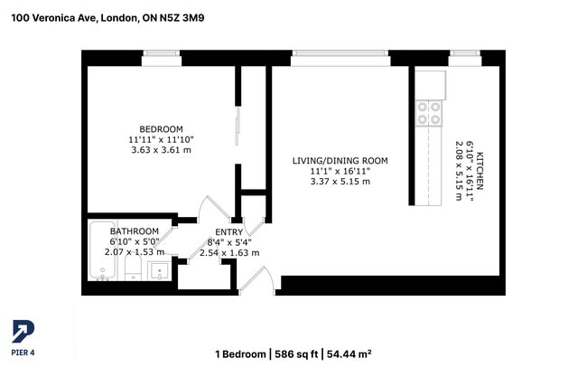 Floorplan - 100 Veronica Ave