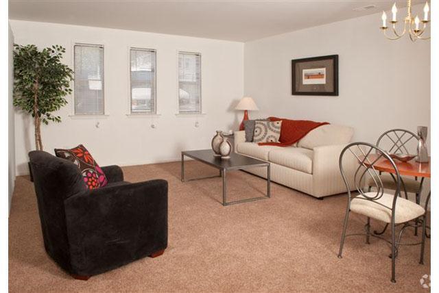 Sala de estar - Laurel Hill Apartments