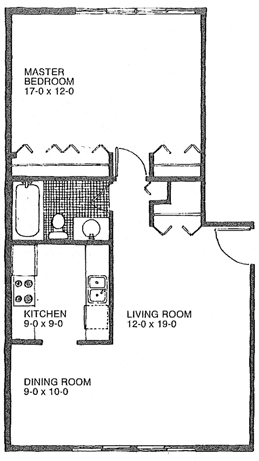 1BR/1BA - The Oaks Apartments