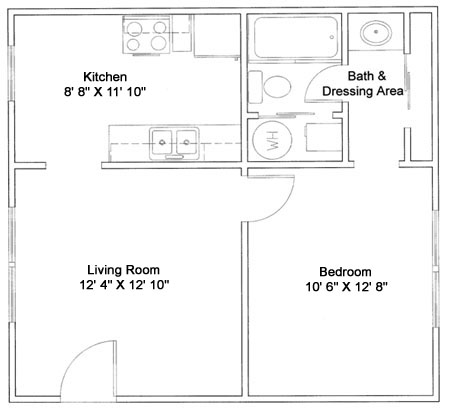 1BR/1BA - Carriage Arms Apartments