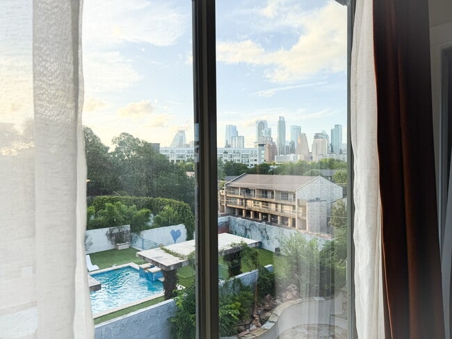 View from main bedroom - 506 Sunny Ln