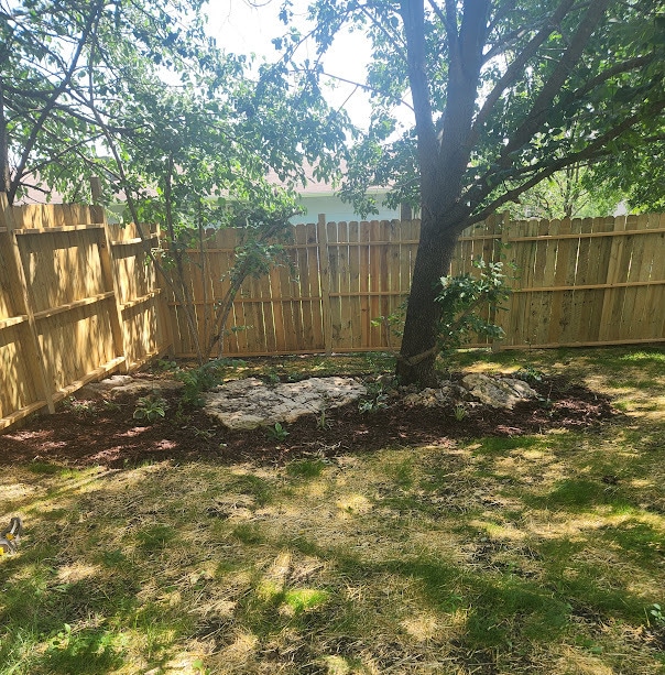 Landscaping in private back yard - 4304 E Santa Anna Dr