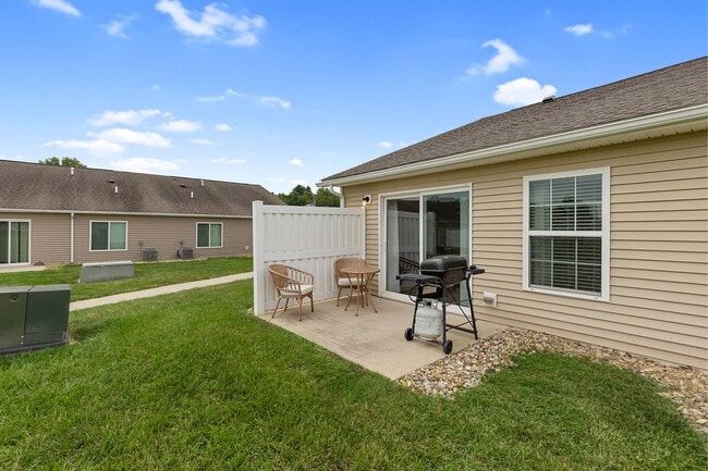 Personal Patios with Every Floor Plan - Redwood Miami Township SR 28