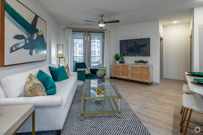 1BR, 1BA - A3 Alt - 851SF - Living Room - The Harper