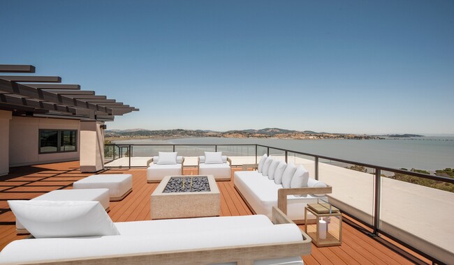 Take in the views and enjoy a large private balcony available in select homes - Preserve at Marin