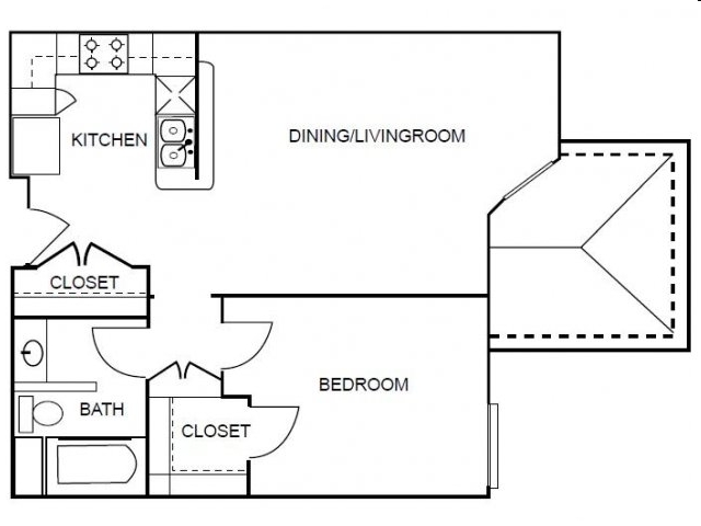 1HAB/1BA - VISTA TERRAZA APARTMENT HOMES