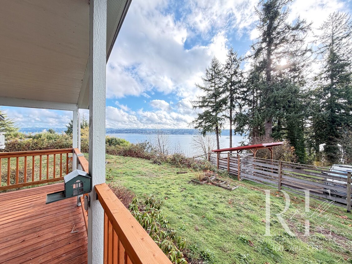 Home with Water Views and Covered Porch - Newer Home with Water Views on D Street – Available Now!