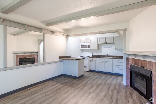 1HAB, 1BA - 500 ft² - Cocina - Lakewood Hills Apartments