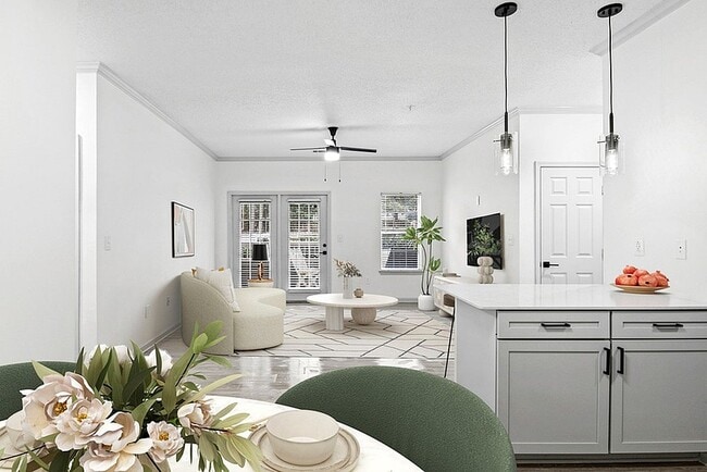 2x1 1087 sqft B1U - Dining Living - Halston Paces Crossing