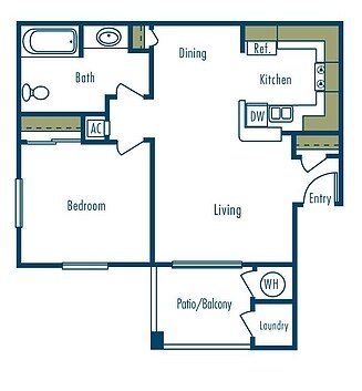 1HAB/1BA - Lincoln Creek