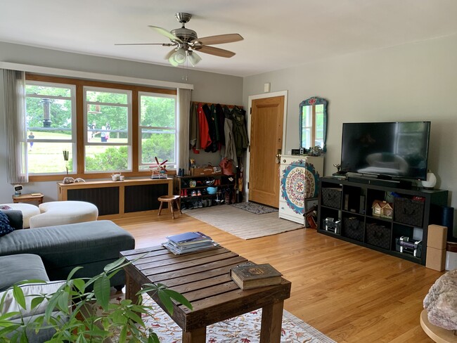 Living Room from Dining (view of entry) - 632 Wingra St