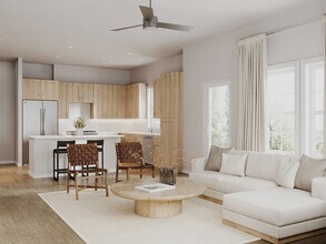 Kitchen and Living Room - Lantower Bayside