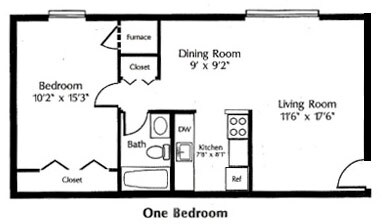 1HAB/1BA - Rainbow View Apartments