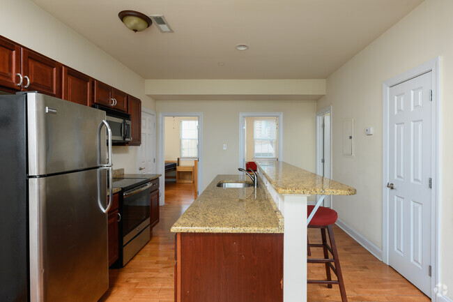 2BR, 1BA Kitchen - Temple Nest Apartments