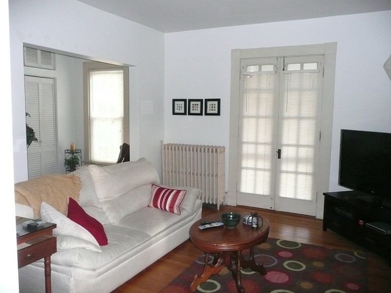 2nd Floor Living rm with French doors & Foyer lg closet - 1275 Grace Ave