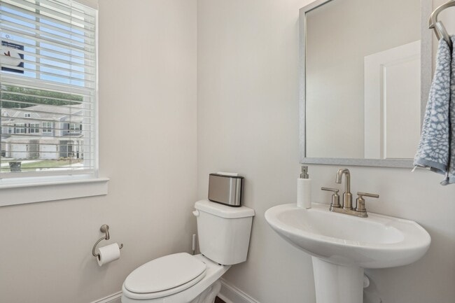 Half bathroom on the 1st floor - Satterfield Commons