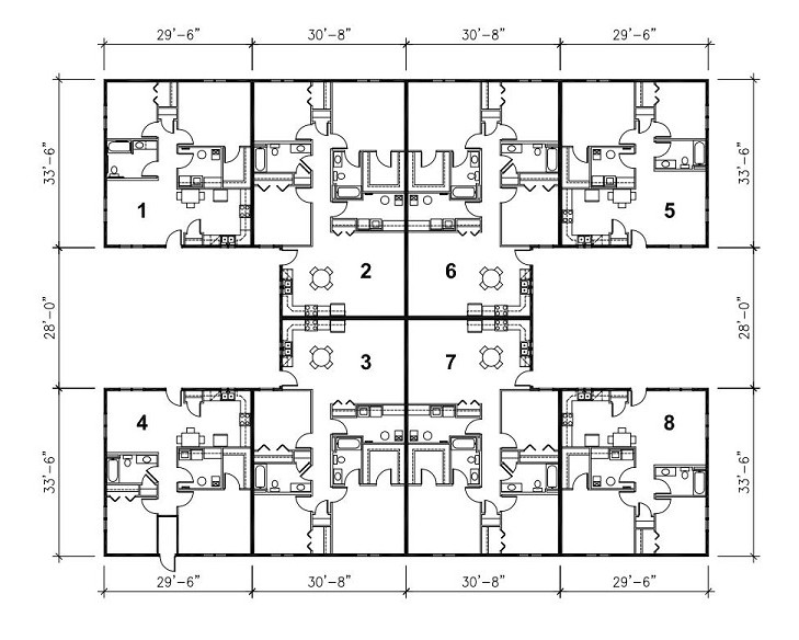 Floorplan - Eighth Avenue Apartments