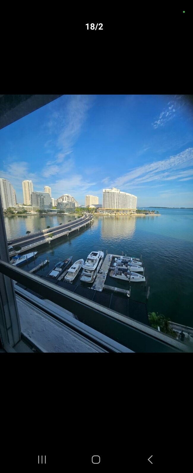 BAYVIEW FROM LIVING ROOM - 801 Brickell Bay Dr