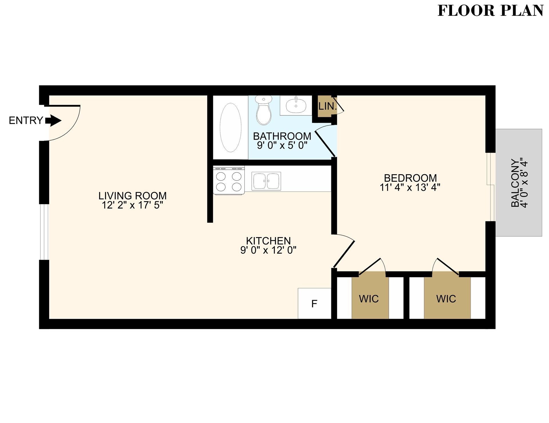 Barberview Apartments – Barberview: 1 Bed 1 Bath - Upgraded
