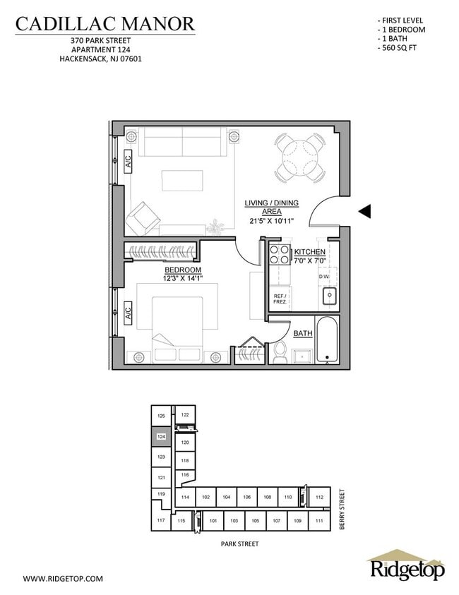 Interior Photo - Cadillac Manor: On-Site Laundry, Heat, Hot...